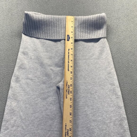 Sincerely Jules Flare Pants Gray Ribbed Waist Cozy Lounge Pull On Size XL - Picture 5 of 12